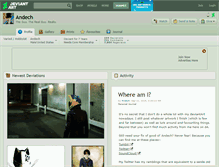Tablet Screenshot of andech.deviantart.com