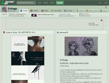 Tablet Screenshot of enthaga.deviantart.com