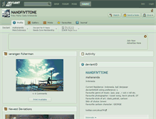 Tablet Screenshot of nandfivttone.deviantart.com