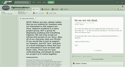 Desktop Screenshot of digimonacademy.deviantart.com
