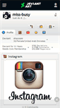 Mobile Screenshot of miss-busy.deviantart.com