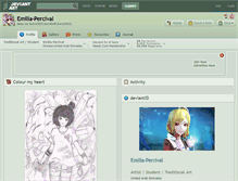 Tablet Screenshot of emilia-percival.deviantart.com