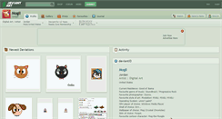 Desktop Screenshot of mogii.deviantart.com
