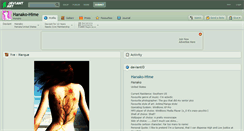 Desktop Screenshot of hanako-hime.deviantart.com