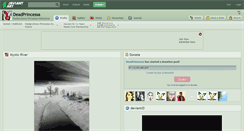 Desktop Screenshot of deadprincessa.deviantart.com