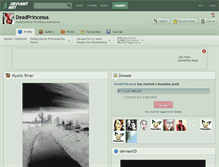 Tablet Screenshot of deadprincessa.deviantart.com