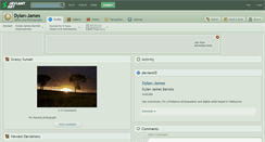 Desktop Screenshot of dylan-james.deviantart.com
