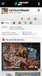 Mobile Screenshot of carrieannbaade.deviantart.com