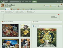 Tablet Screenshot of carrieannbaade.deviantart.com