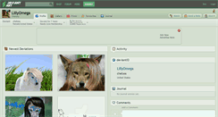 Desktop Screenshot of lillyomega.deviantart.com