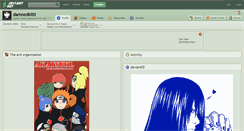 Desktop Screenshot of damnedkitti.deviantart.com