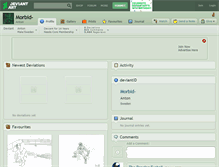 Tablet Screenshot of morbid-.deviantart.com