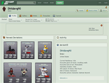 Tablet Screenshot of dirtdawg90.deviantart.com