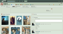 Desktop Screenshot of deighvid.deviantart.com