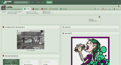 Desktop Screenshot of lizifer.deviantart.com