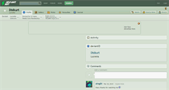 Desktop Screenshot of disikurt.deviantart.com