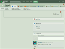 Tablet Screenshot of disikurt.deviantart.com
