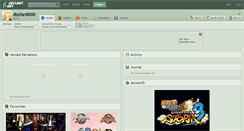 Desktop Screenshot of dbzfan8000.deviantart.com