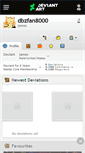 Mobile Screenshot of dbzfan8000.deviantart.com
