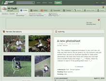 Tablet Screenshot of mi-yuuki.deviantart.com
