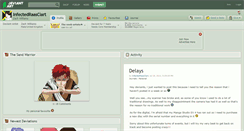 Desktop Screenshot of infectedraasclart.deviantart.com