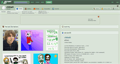 Desktop Screenshot of chibialli.deviantart.com