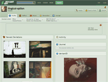 Tablet Screenshot of illogical-option.deviantart.com