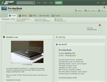 Tablet Screenshot of pro-macbook.deviantart.com
