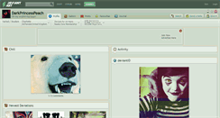 Desktop Screenshot of darkprincesspeach.deviantart.com