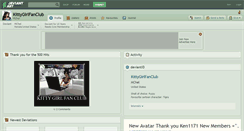 Desktop Screenshot of kittygirlfanclub.deviantart.com