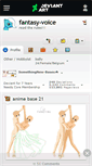 Mobile Screenshot of fantasy-voice.deviantart.com