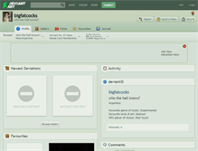 Tablet Screenshot of bigfatcocks.deviantart.com