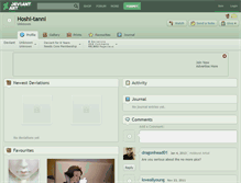 Tablet Screenshot of hoshi-tanni.deviantart.com