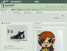Tablet Screenshot of okami-hato23.deviantart.com