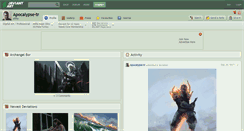 Desktop Screenshot of apocalypse-tr.deviantart.com