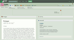 Desktop Screenshot of endalia.deviantart.com