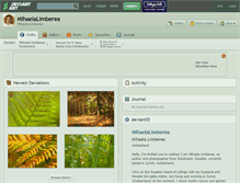 Tablet Screenshot of mihaelalimberea.deviantart.com