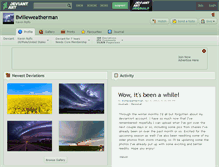 Tablet Screenshot of bvilleweatherman.deviantart.com