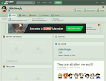 Tablet Screenshot of chibichinaplz.deviantart.com