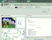 Tablet Screenshot of kuriputo.deviantart.com