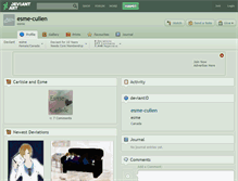 Tablet Screenshot of esme-cullen.deviantart.com