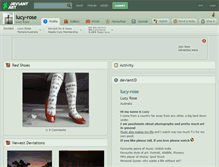 Tablet Screenshot of lucy-rose.deviantart.com
