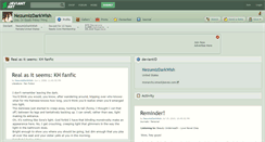 Desktop Screenshot of nezumizdarkwish.deviantart.com