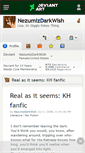 Mobile Screenshot of nezumizdarkwish.deviantart.com