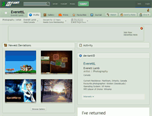 Tablet Screenshot of everettl.deviantart.com