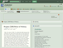 Tablet Screenshot of chodonbow.deviantart.com