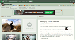 Desktop Screenshot of emilymartian.deviantart.com