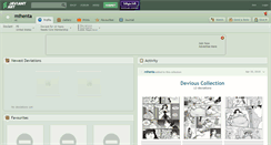 Desktop Screenshot of mihenta.deviantart.com