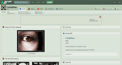 Desktop Screenshot of cutuprose.deviantart.com