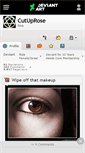 Mobile Screenshot of cutuprose.deviantart.com
